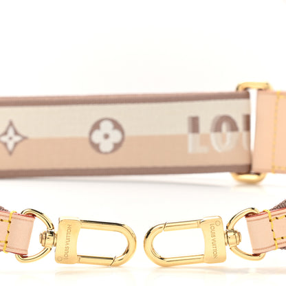 Louis Vuitton Jacquard Speedy Bandouliere 20 Shoulder Strap Beige 4 of 4