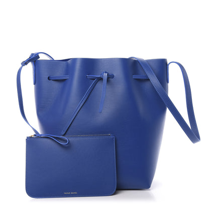 Mansur Gavriel Calfskin Bucket Bag Royal 1 of 11