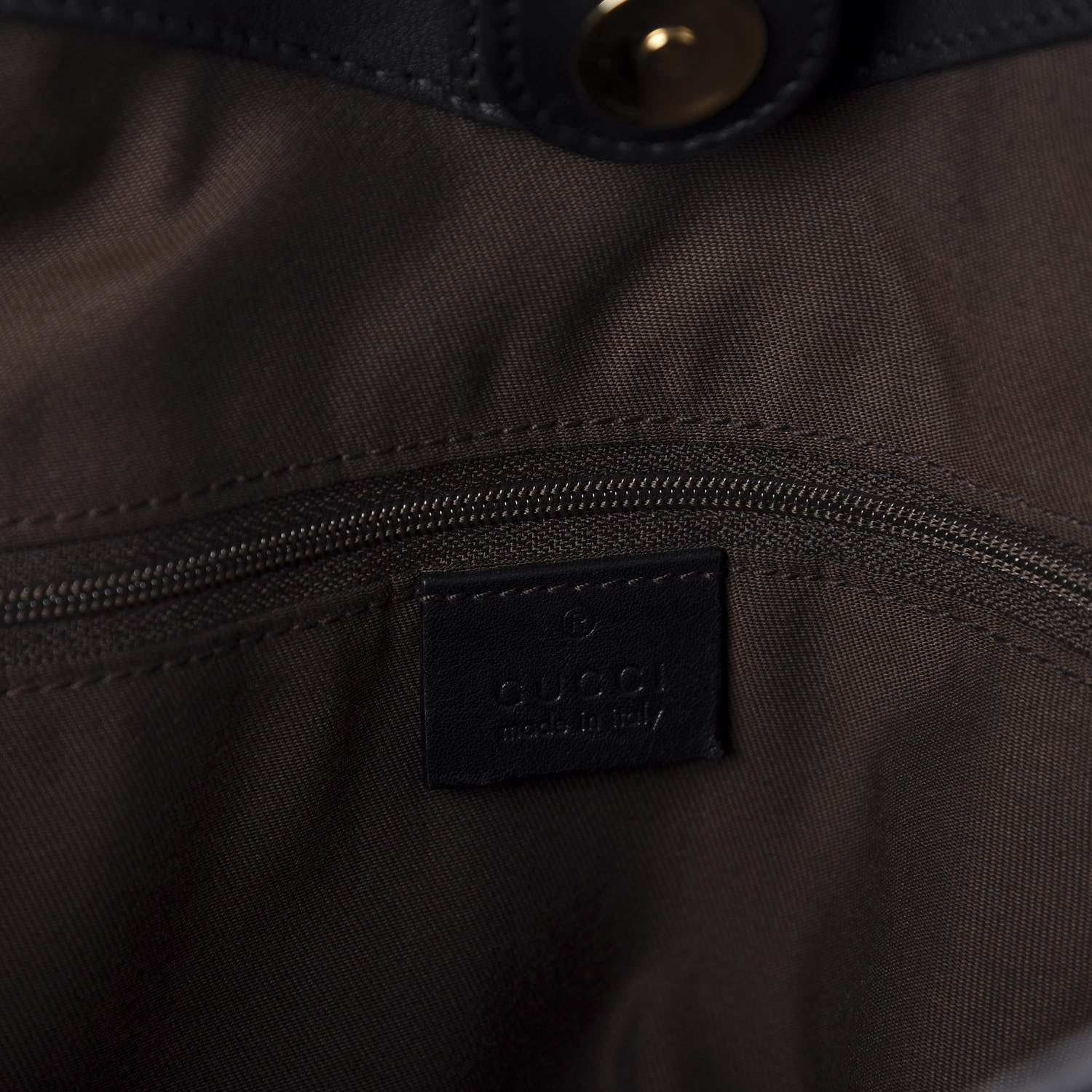 Gucci Monogram Medium Sukey Tote Black 8 of 10