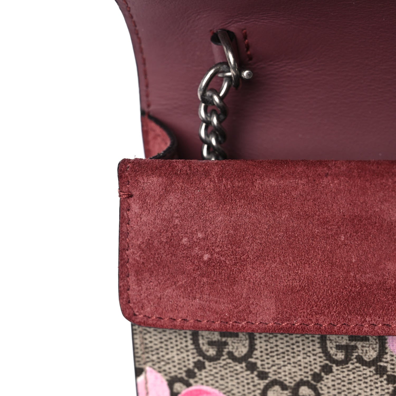 Gucci GG Supreme Monogram Blooms Super Mini Dionysus Shoulder Bag Beige Multicolor Dry Rose 11 of 12