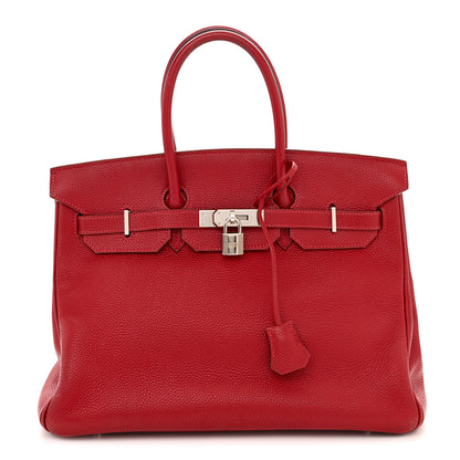Hermes Togo Birkin 35 Rouge Vif 1 of 17