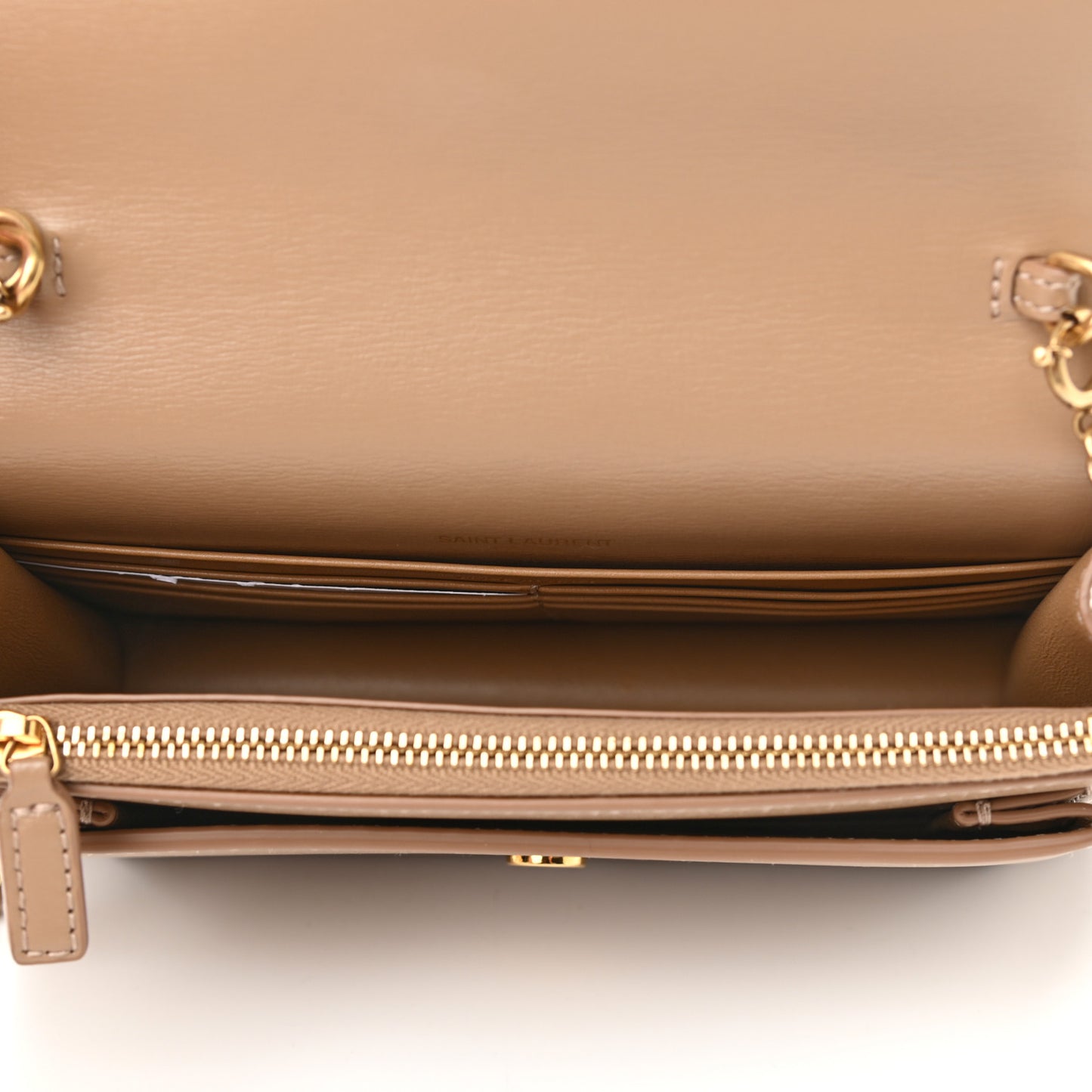 Calfskin Monogram Sunset Chain Wallet Peru