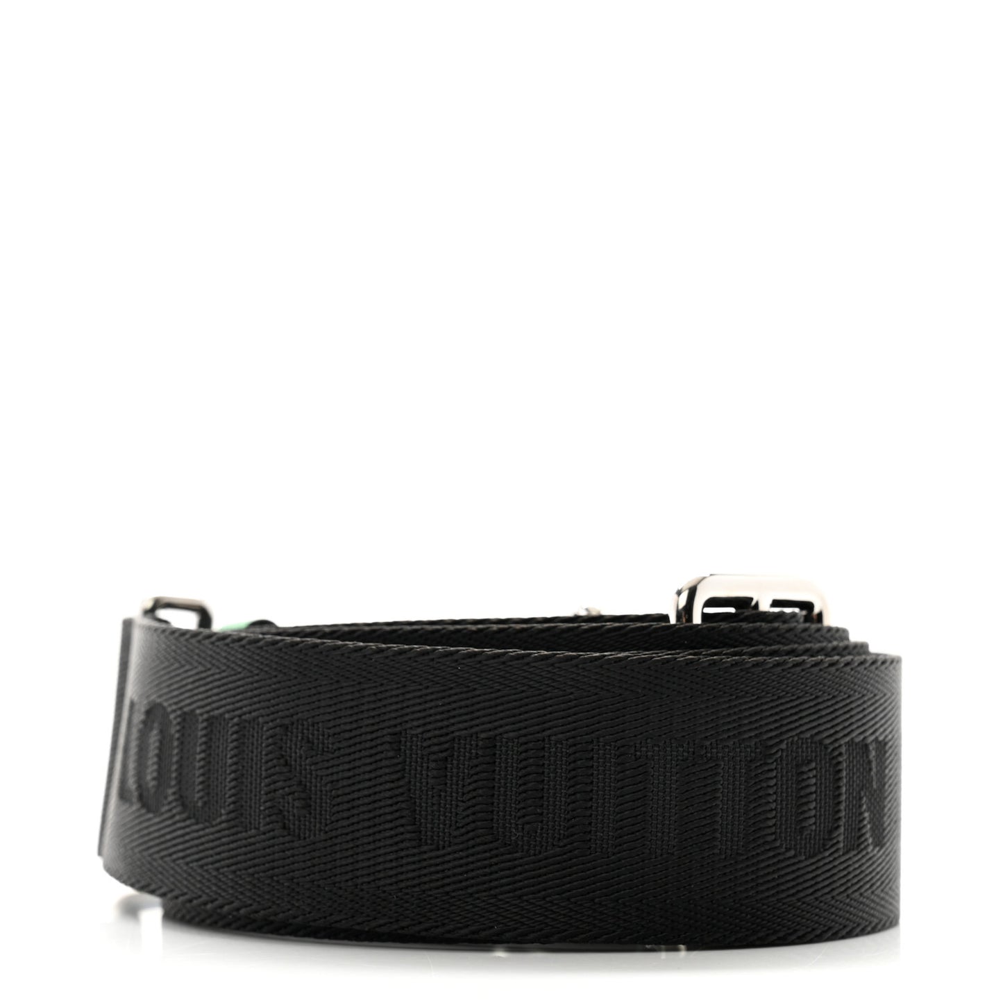 Nylon Alpha Messenger Strap Black Cactus Green