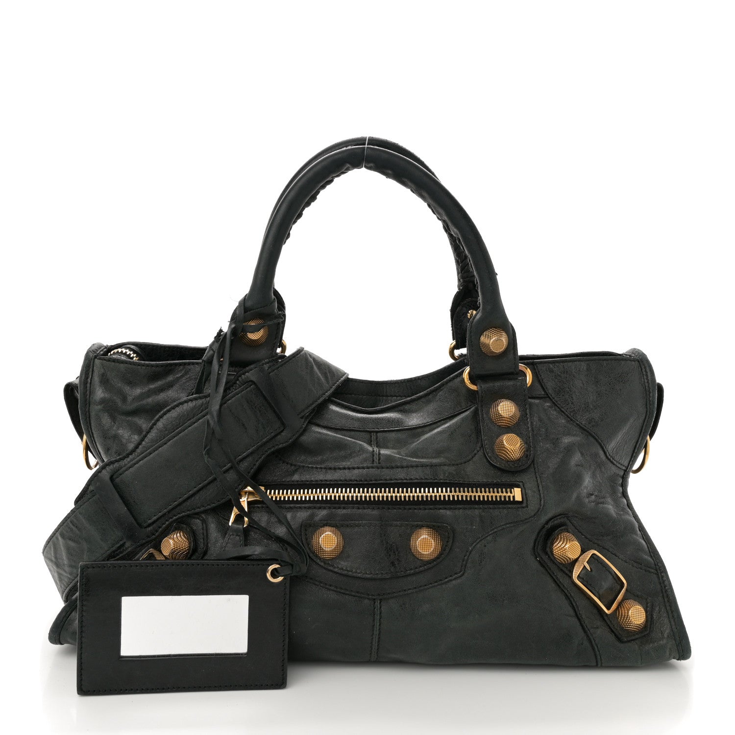 Balenciaga Agneau Giant 21 Gold Hardware Part Time Anthracite 2 of 17