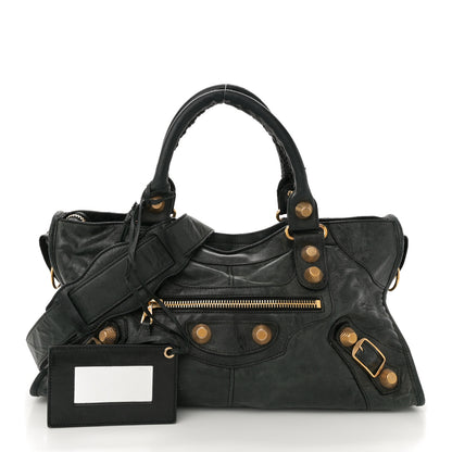 Balenciaga Agneau Giant 21 Gold Hardware Part Time Anthracite 2 of 17