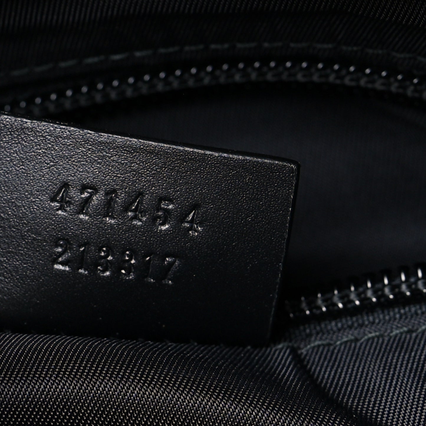 GG Supreme Monogram Web Messenger Bag Black