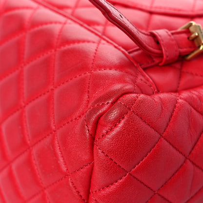 Chanel Lambskin Quilted Large Urban Spirit Backpack Red 11 of 22