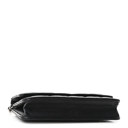Chanel Lambskin Quilted Wallet On Chain WOC Black 4 of 11