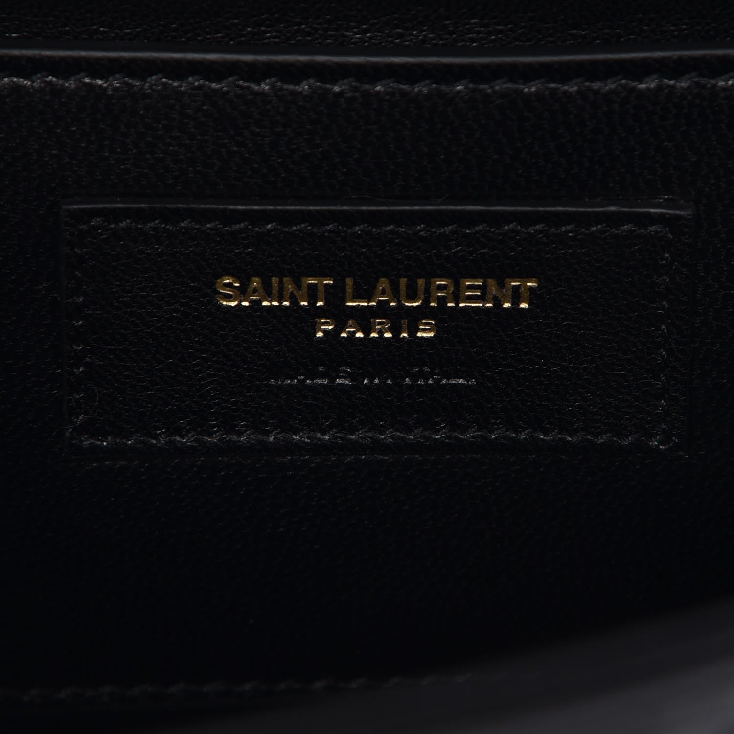 Saint Laurent Lambskin Matelasse Chevron Small Monogram Satchel Black 5 of 7