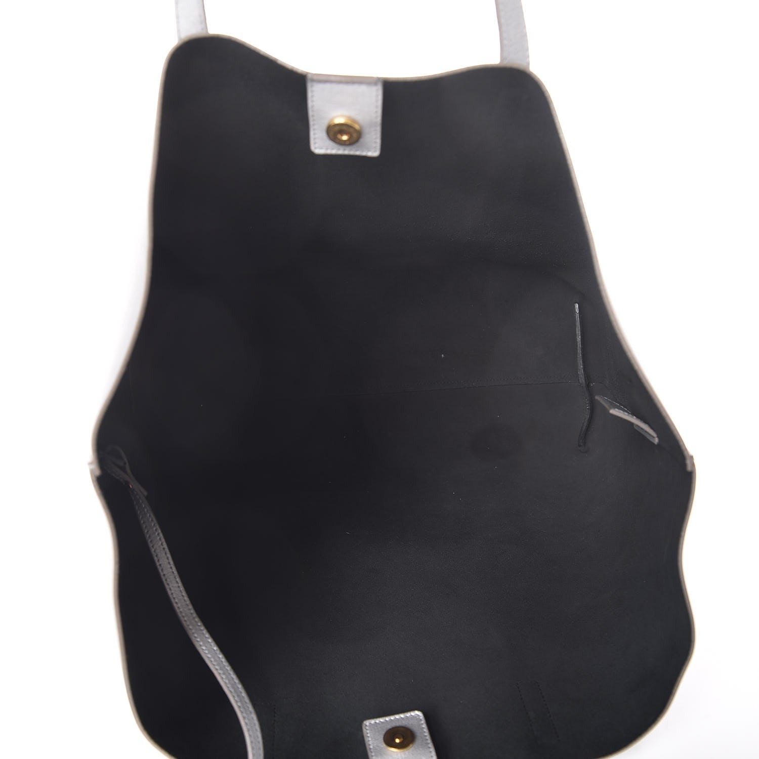 Saint Laurent Metallic Calfskin Large Shopping Tote 6 of 21