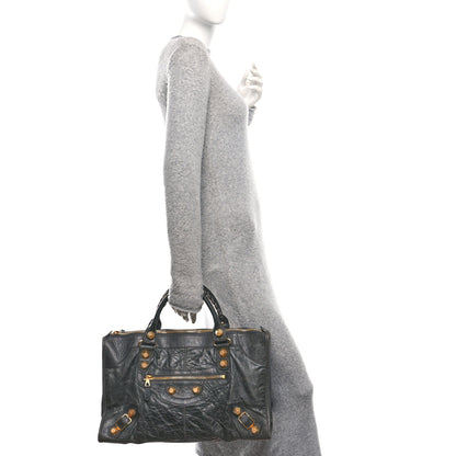 Balenciaga Agneau Giant 21 Gold Hardware Work Anthracite 2 of 12