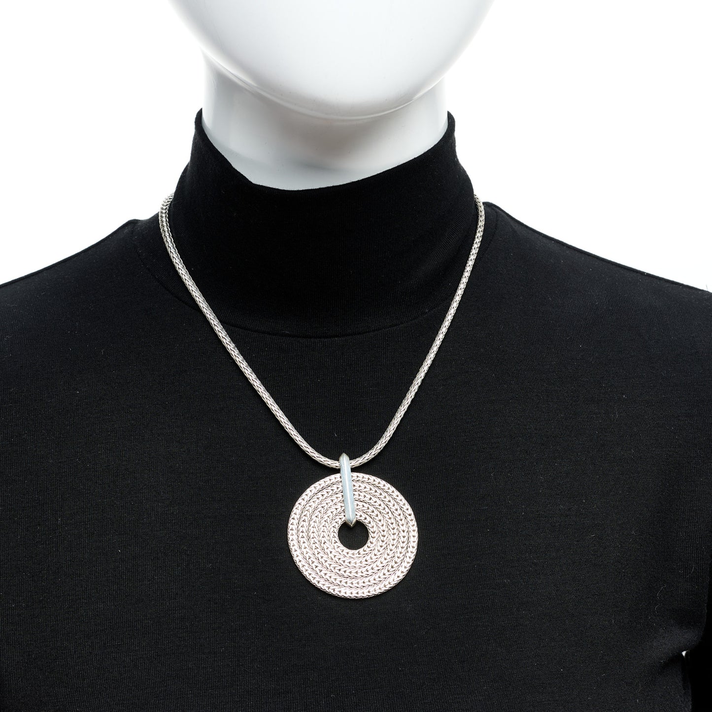 Sterling Silver Rata Pendant Chain Necklace