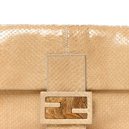 Fendi Snakeskin Baguette Beige 9 of 11