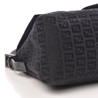 Fendi Zucchino Mama Baguette Black 9 of 13