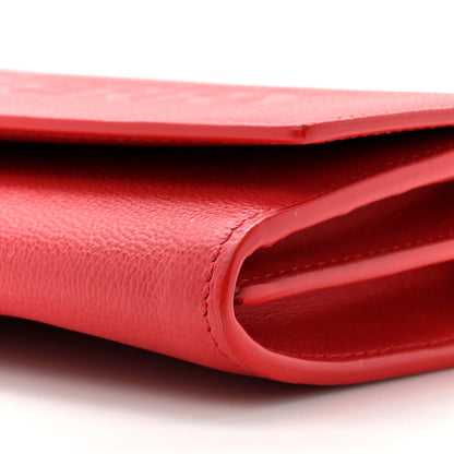 Burberry Calfskin Logo Hazelmere Wallet With Detachable Strap Red 8 of 12
