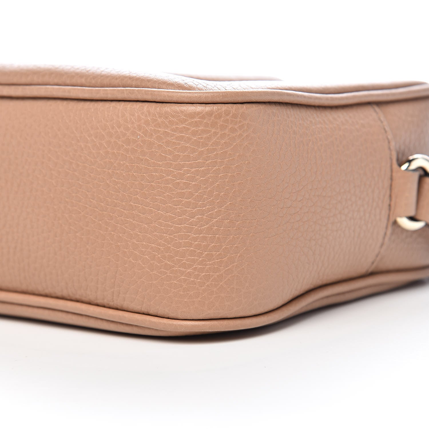 Gucci Pebbled Calfskin Small Soho Disco Bag Rose Beige 10 of 13