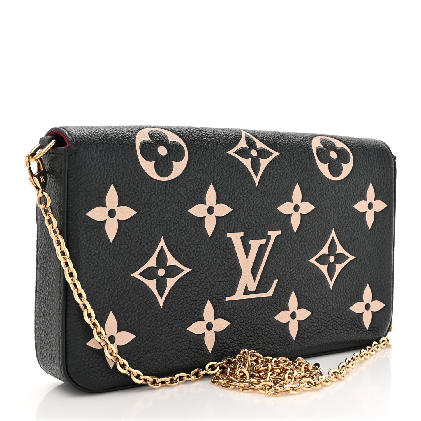 Empreinte Monogram Giant Felicie Pochette Black Beige