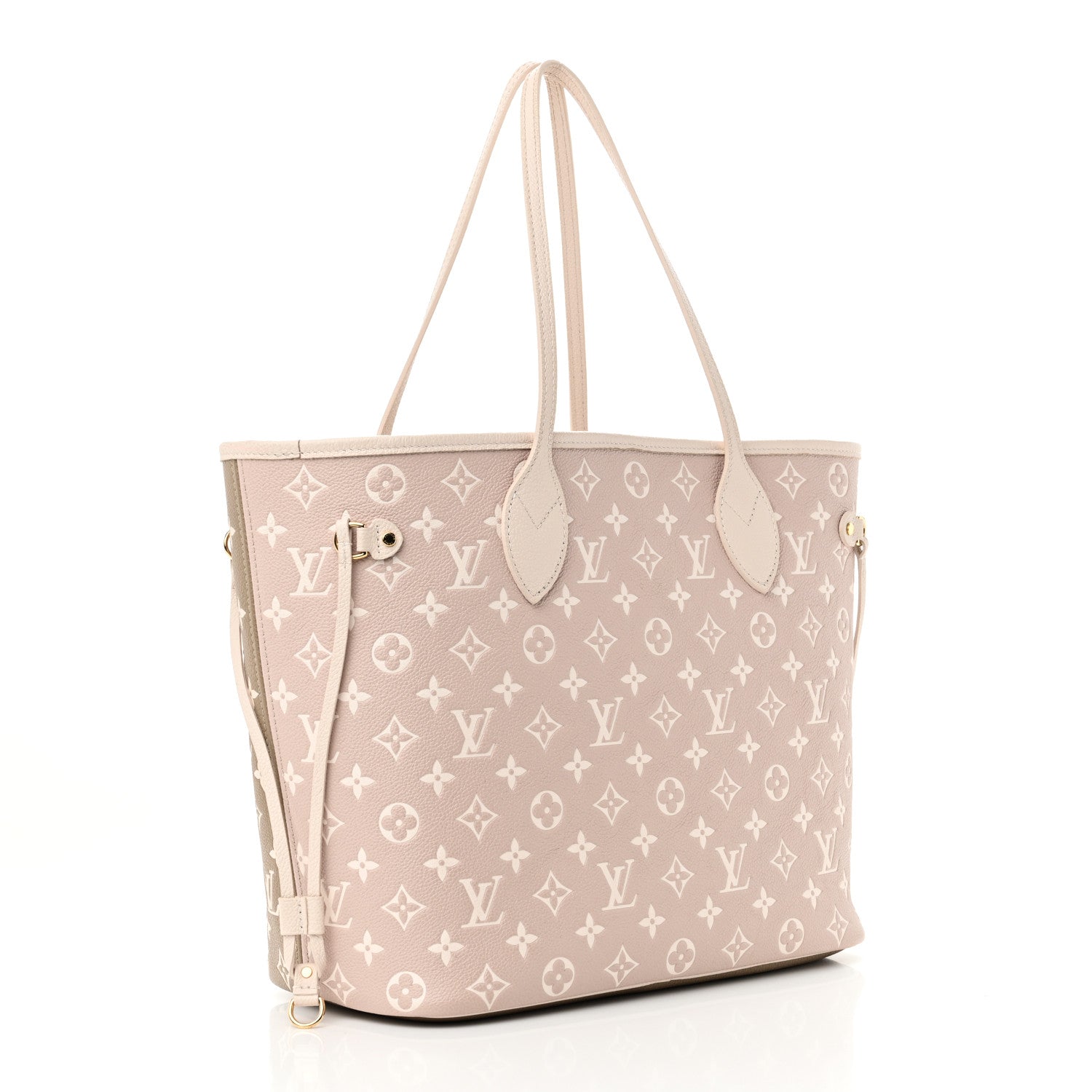 Louis Vuitton Empreinte Monogram Spring In The City Neverfull MM Kaki Beige Cream 4 of 10