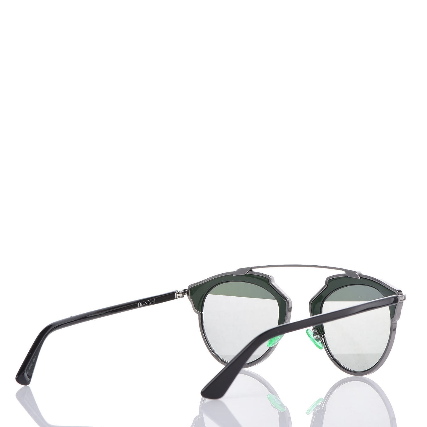 Mirrored So Real Sunglasses Dark Green