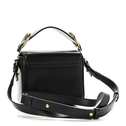 Chloe Shiny Calfskin Suede Mini C Double Carry Black 3 of 9