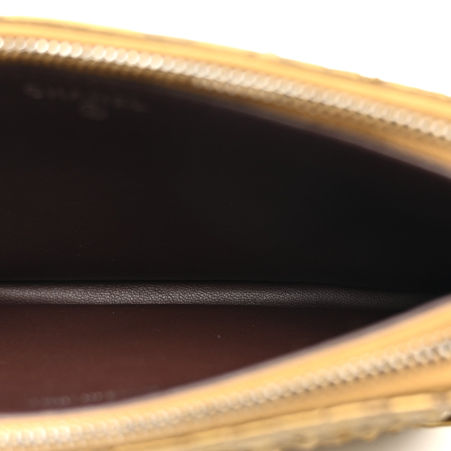 Chanel Metallic Snakeskin Small Gabrielle Clutch With Chain Gold 6 of 15