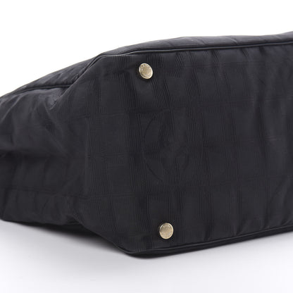 Chanel Nylon Large Travel Tote Black 9 of 10