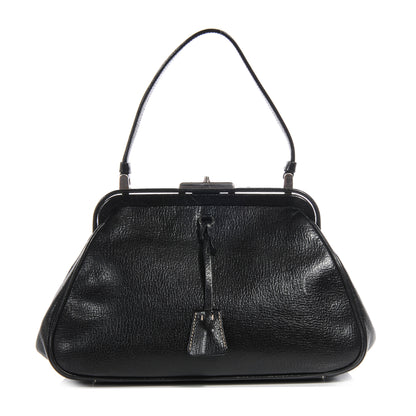 Prada Goatskin Cerniera Doctor Bag Black 1 of 8