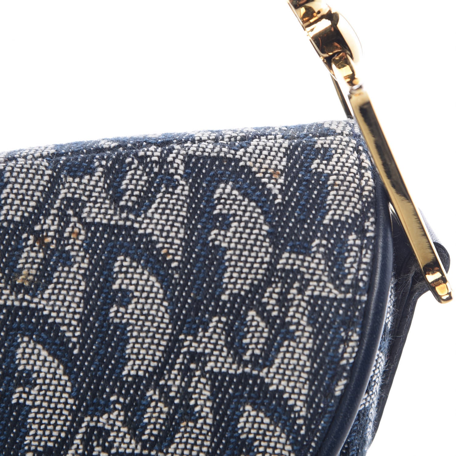 Christian Dior Monogram Saddle Bag Blue 11 of 18