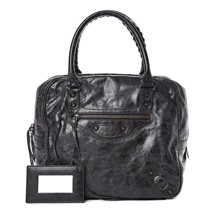 Balenciaga Agneau Classic Hardware Shoulder Bag Black 1 of 16
