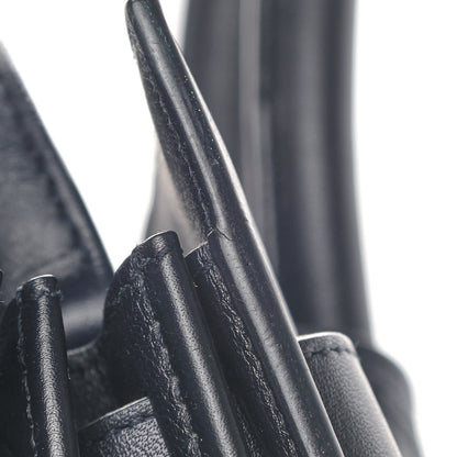 Saint Laurent Calfskin Small Sac De Jour Marine Black 8 of 9