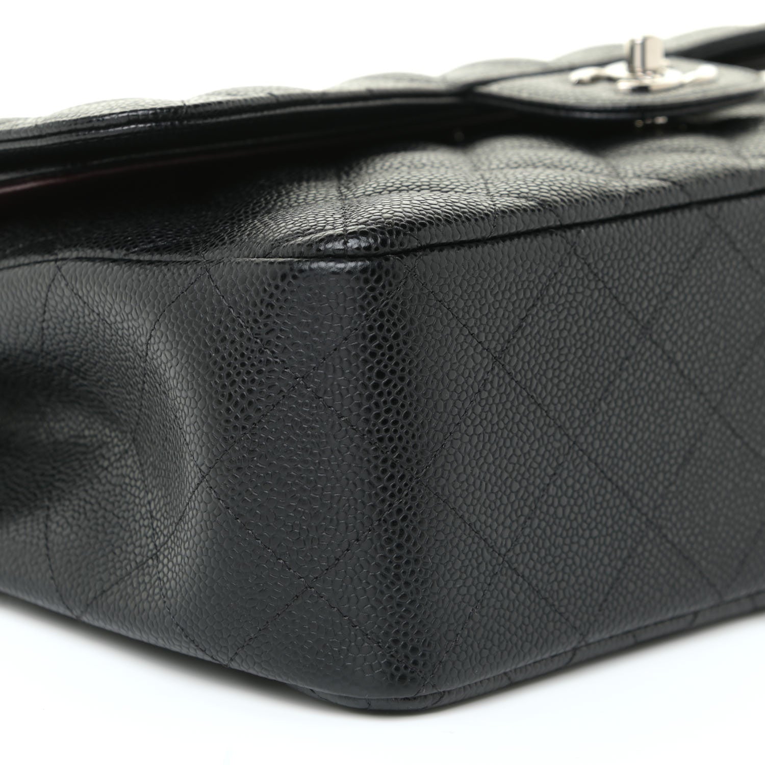Chanel Caviar Quilted Jumbo Double Flap Black 9 of 13