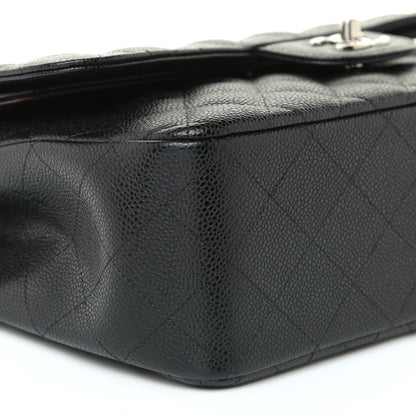 Chanel Caviar Quilted Jumbo Double Flap Black 9 of 13