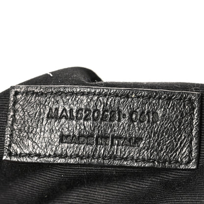 Saint Laurent Calfskin Y Quilted Monogram Large Loulou Shopper Black 9 of 16