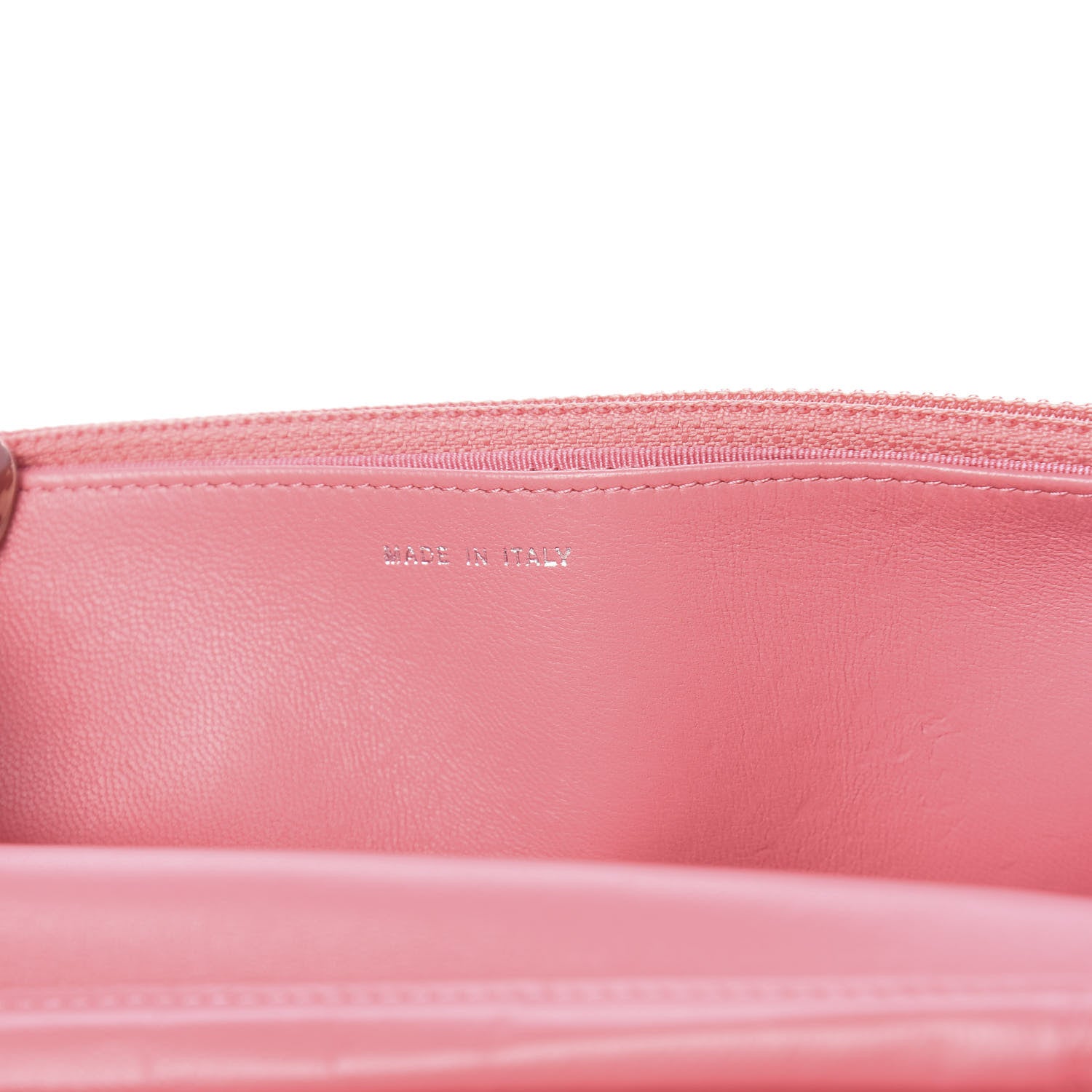 Chanel Lambskin Quilted Wallet On Chain WOC Pink 7 of 14