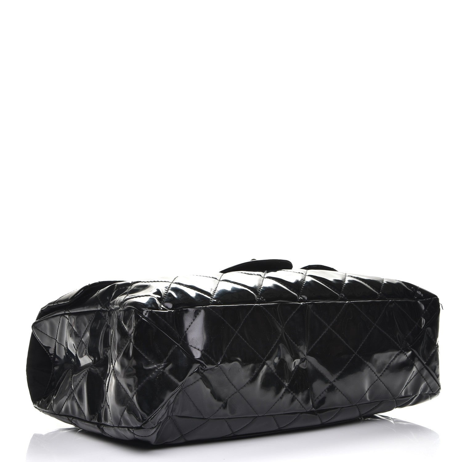 Chanel Vinyl Quilted XXL Reissue Flap Black 5 of 10