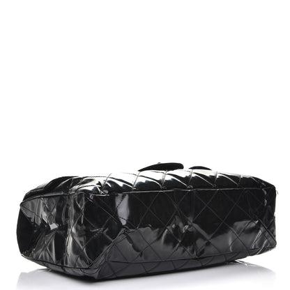 Chanel Vinyl Quilted XXL Reissue Flap Black 5 of 10