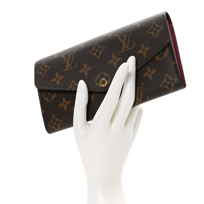 Louis Vuitton Monogram Sarah Wallet NM Fuchsia 2 of 8
