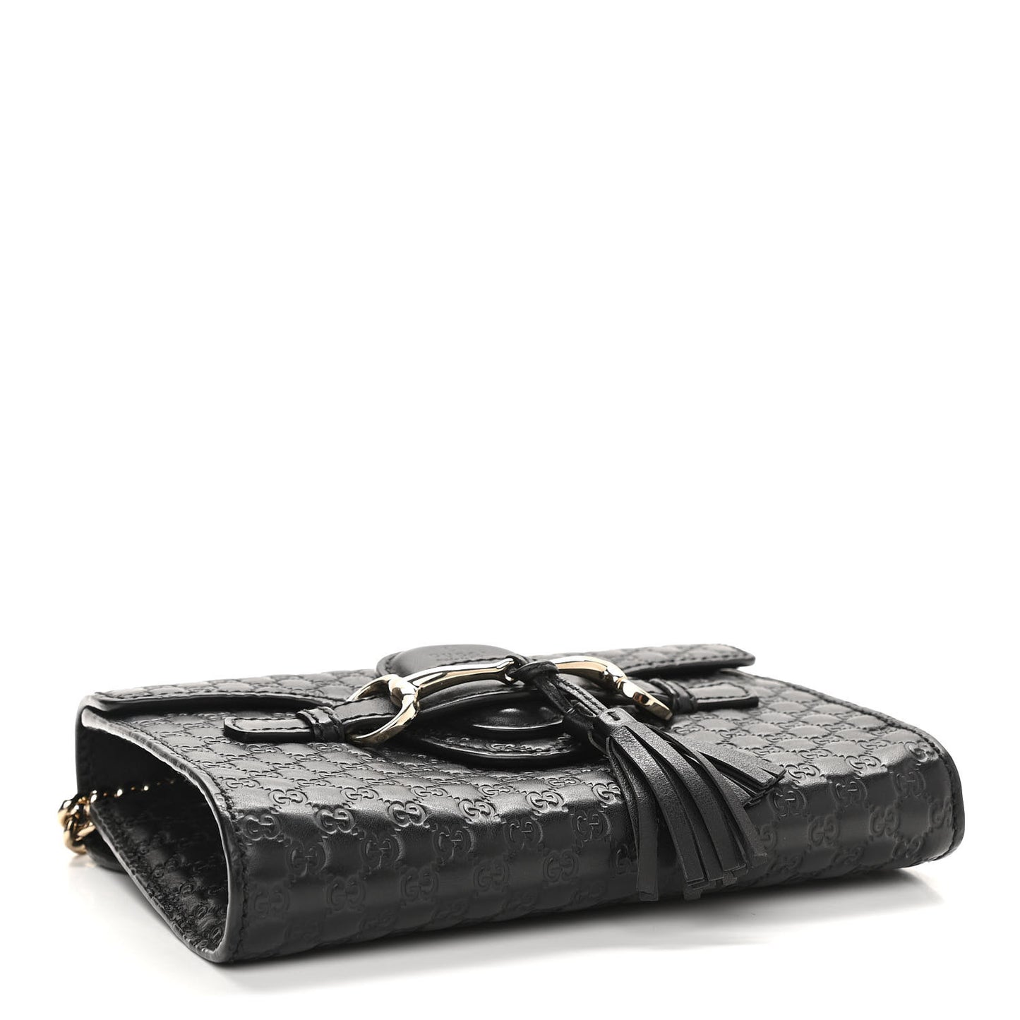 Microguccissima Mini Emily Shoulder Bag Black