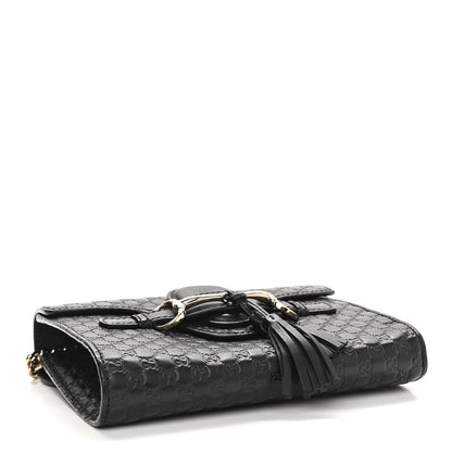 Gucci Microguccissima Mini Emily Shoulder Bag Black 4 of 11