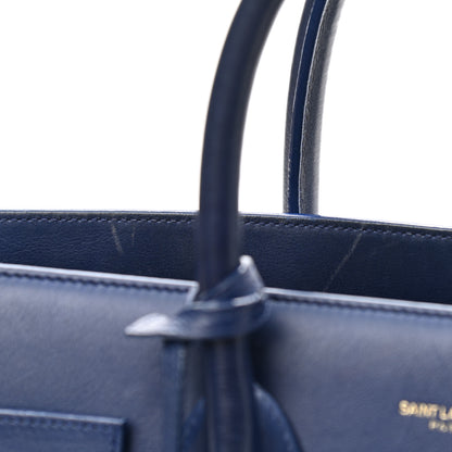 Saint Laurent Calfskin Small Sac De Jour Marine 11 of 14