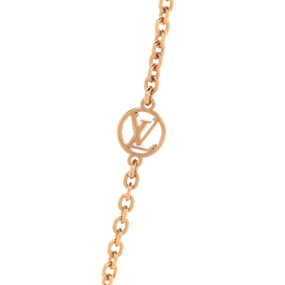 Louis Vuitton Essential V Perle Necklace Gold 5 of 8