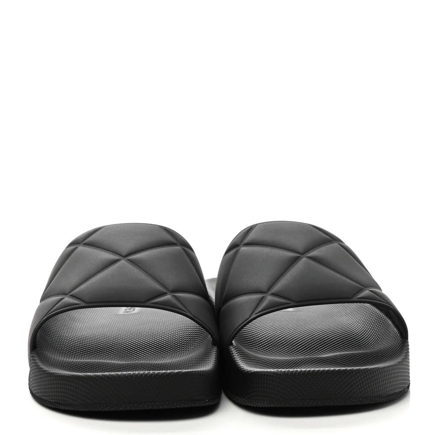 Bottega Veneta Rubber The Slider Sandals 39 Black 2 of 7