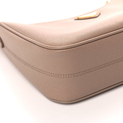 Prada Saffiano Re-Edition 2005 Shoulder Bag Cammeo Beige 4 of 13