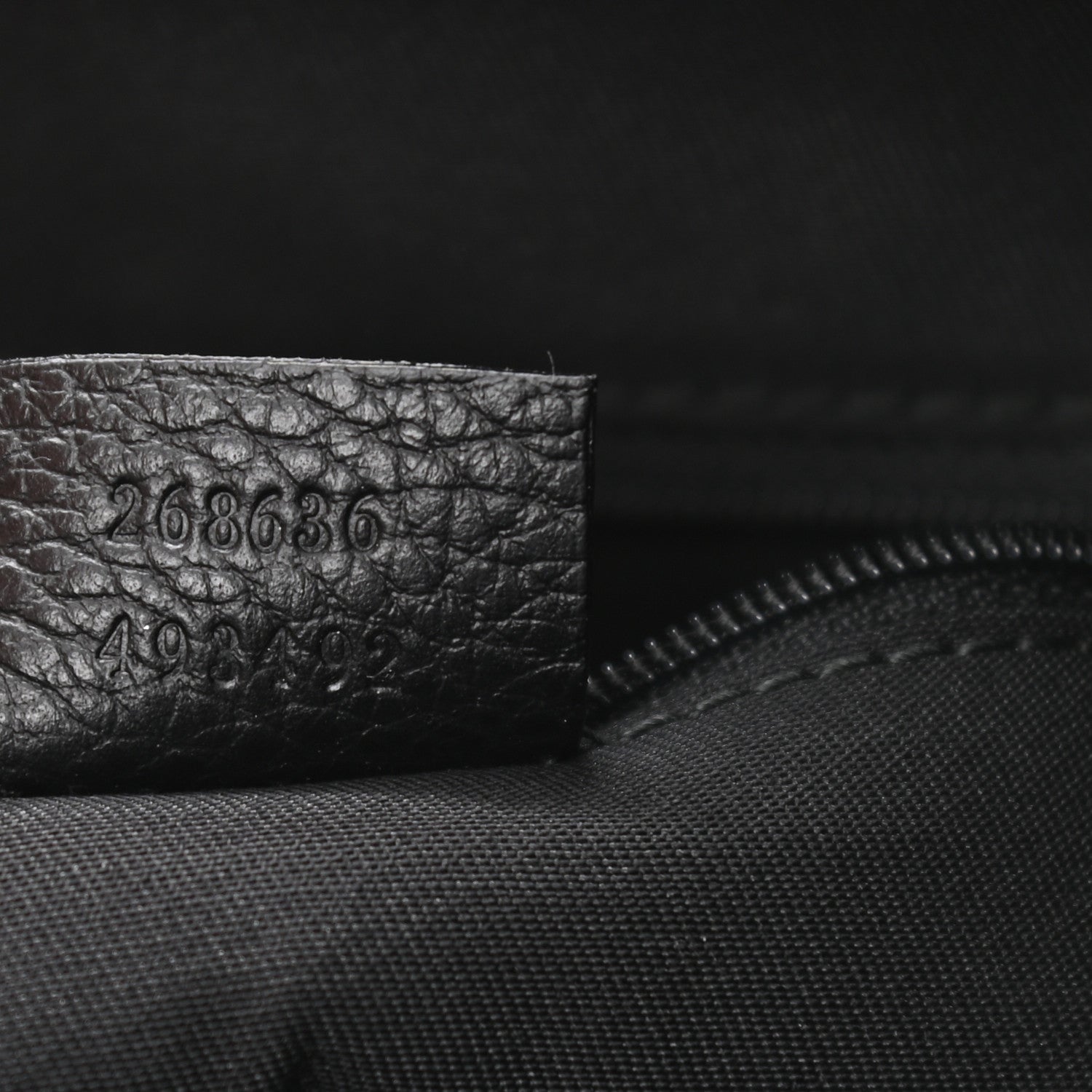 Gucci Denim Monogram Abbey D Ring Hobo Black 7 of 10