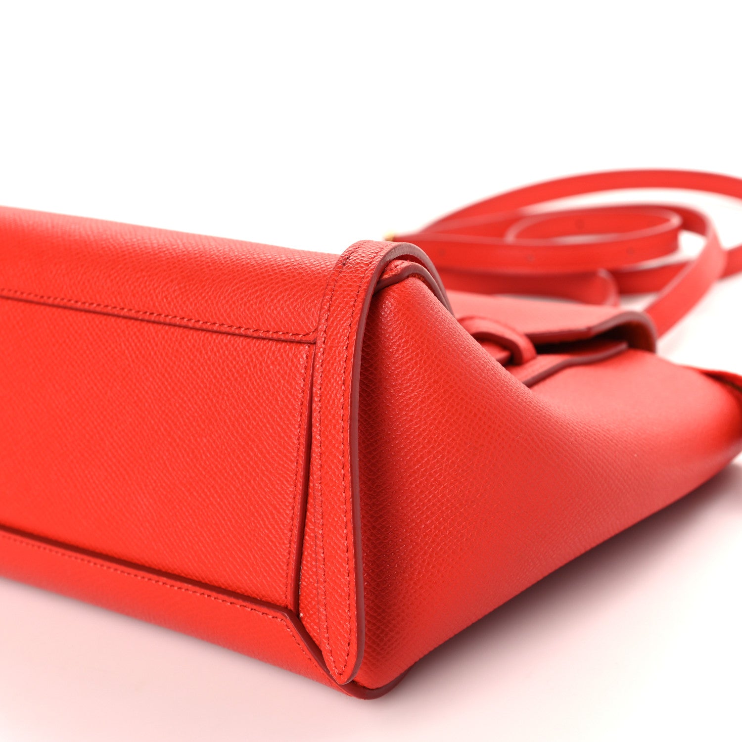 Celine Grained Calfskin Nano Belt Bag Carnelian 9 of 9