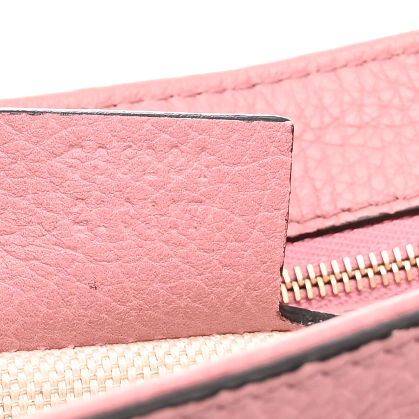 Pebbled Calfskin Medium Soho Flap Crossbody Pink