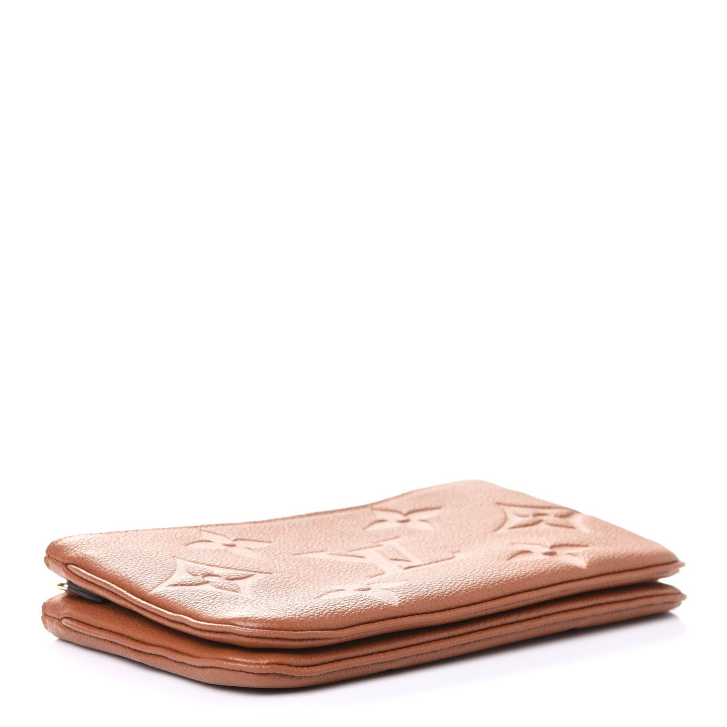 Empreinte Monogram Giant Double Zip Pochette Caramel