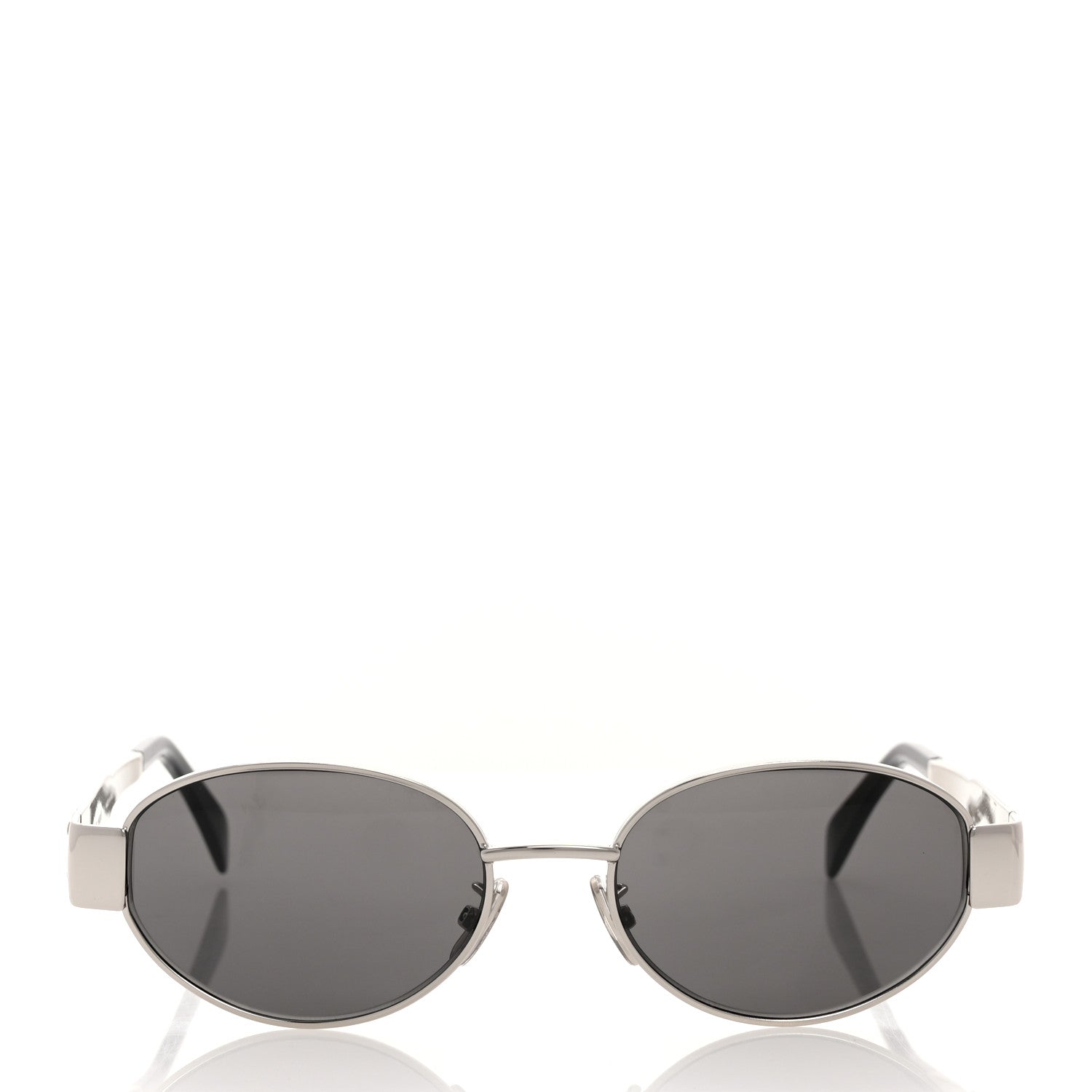 Celine Metal Triomphe 01 Sunglasses CL40235U Silver Black 2 of 7