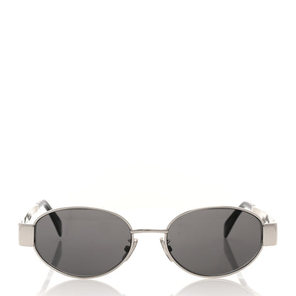 Celine Metal Triomphe 01 Sunglasses CL40235U Silver Black 2 of 7