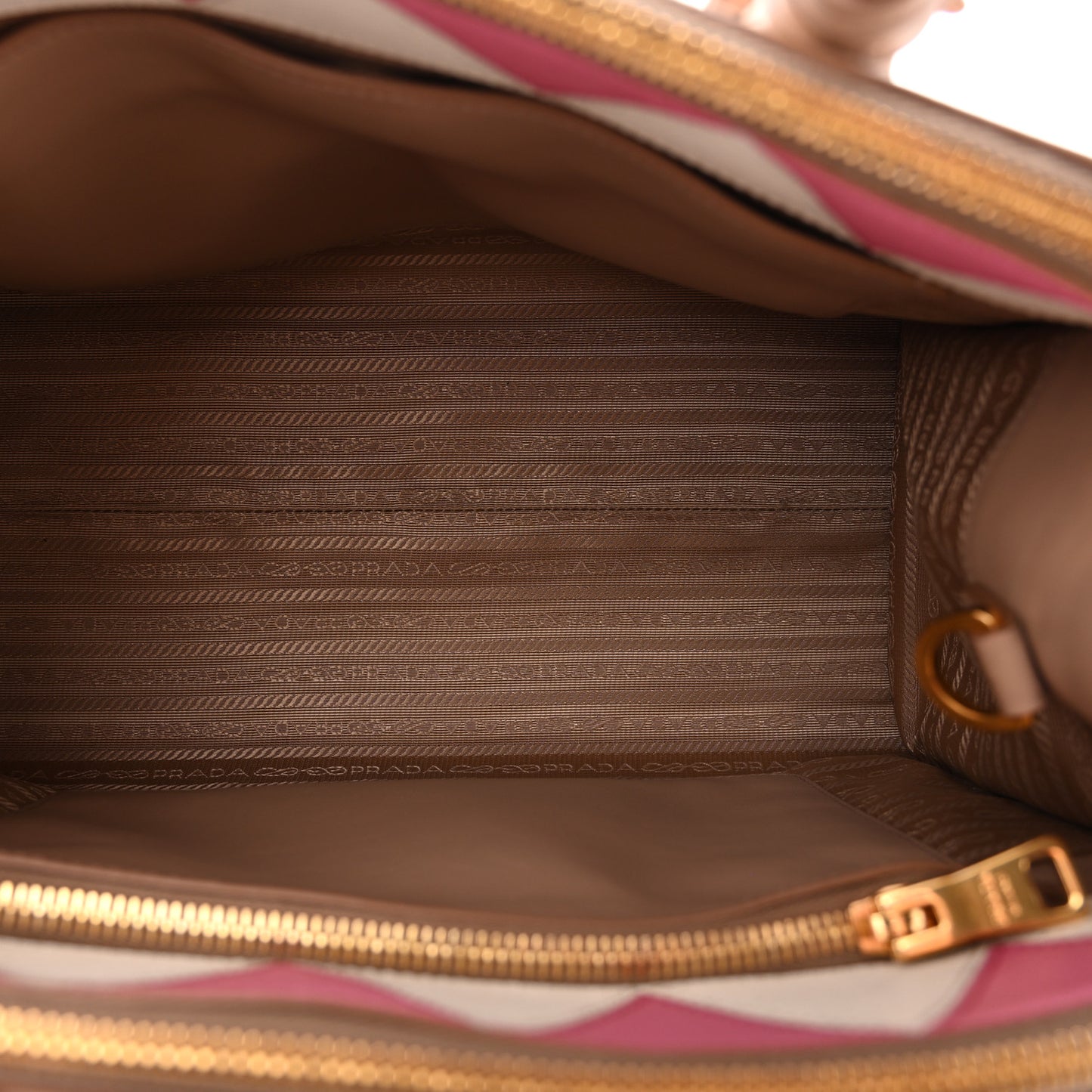 Saffiano City Calfskin Greche Medium Paradigme Bag Cammeo Begonia